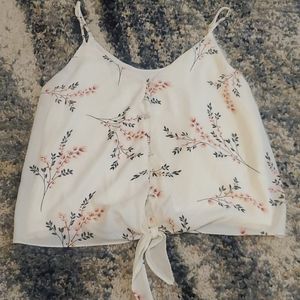 Floral tank top
